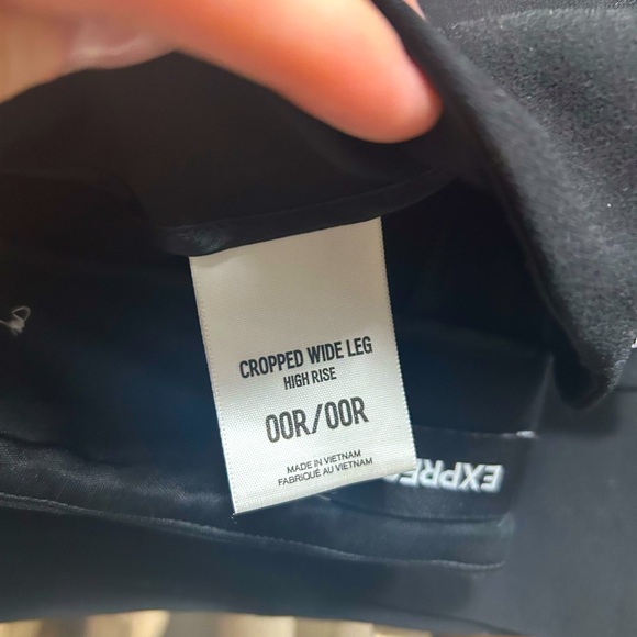 Express Columnist High Waisted Front Seam Wide Leg Pant - Picture 5 of 7